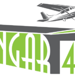 Hangar 420 Teams Up with Greenleaf Compassion Center to Launch Cannabis Infused Coffee Syrup hangar 420 logo with green text and a gray air plane taking off a tarmac