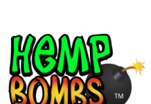 Hemp Bombs® Expands Product Line with Launch of Delta-9 THC Gummies hemp bombs logo hemp in lime green annd bombs in yellow and red a black bomb is to the left of the words