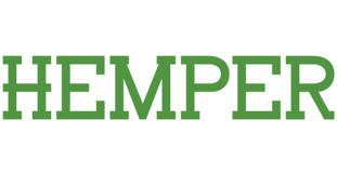 Hemper Revolutionizes On-The-Go Smoking with Quick Hitter, the First Flavor-Infused and Disposable Smoking Accessory hemper logo white background green capital letters