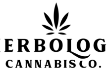 Herbology Cannabis Co. Teams up with Mkx Oil Co. To Give Away $10,000 in Gas Cards This 4/20 white background black herbology cannabis co logo with black cannabis leaf above the words