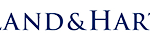 holland and hart logo white background navy blue letters
