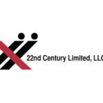 22nd Century Group Acquires GVB Biopharma white background 22nd century logo inn black text to the right of a black and red x