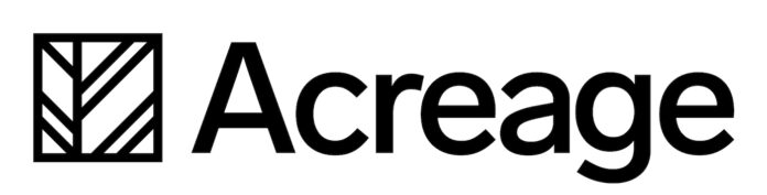 acreage logo white background black print