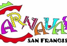 Carnaval San Francisco’s Two-Day Festival to Include California’s First Permitted Cannabis Garden at a Neighborhood Event carnaval san francisco logo white background colorful whimsical text