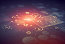 4 Ways Brands Can Dominate Social Media in 2022 Modern connection technologies background . Mixed media