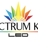 Spectrum King LED Launches Next Generation of Full-Spectrum Grow Lighting for Cannabis and Indoor Agriculture logo white background spectrum king in black capital text with a rainbow burst above the text