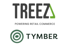 Treez Rolls Out Integration of its Cannabis Cloud Commerce Platform with Tymber’s Industry-Leading e-commerce Platform treez and tymber logos on white background