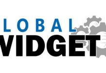 Gummy Manufacturer Global Widget Achieves NSF/ANSI 455-2 Dietary Supplement GMP Certification white background with blue and black text reading global widget with grey years placed behind the text