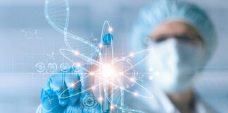 Israeli Researchers Use Virus to Boost THC Levels Science and medical, Scientists or Health care researcher holding test tube and analyzing data DNA gene transfer and gene therapy disease treatment and prevention in scientific chemical laboratory.