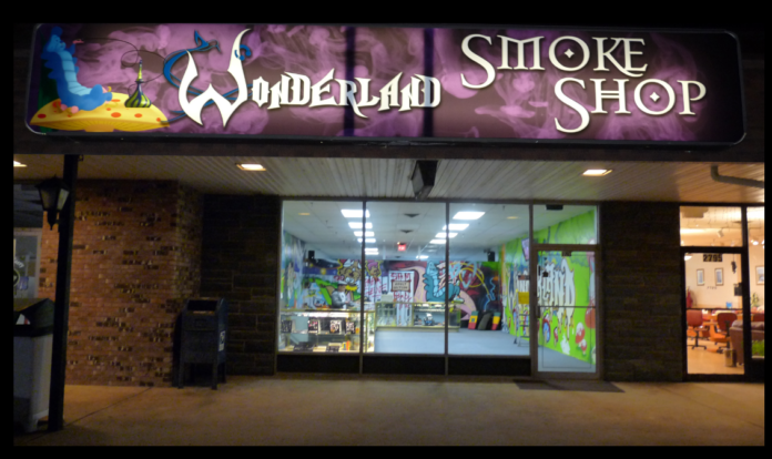 Wonderland Smoke Shop storefront