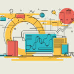 Divide and Conquer the Market Business workflow linear illustration-Isovector-depositphotos