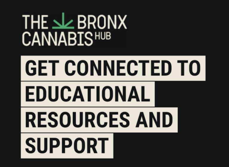 Bronx cannabis hub get connected to educational resources and support