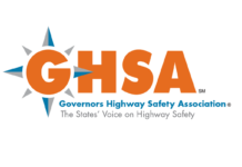 New Report Offers States a Playbook for Messaging to Cannabis Consumers About Roadway Safety GHSA logo white background orange text