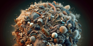 How to Utilize Living Soil For Bigger and Better Buds Living Soil Cannabis under a microsope showing microorganisms and other minerals