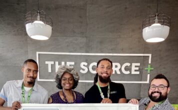 The Source+ Raises $12,563.18to Benefit Friends of Parkinson’s The-Source Friends-of-Parkinsons-Check-Presentation Courtesy-of-The-Source