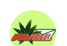 Budmail Announces Launch of Dispensary E-commerce Platform budmail logo in green circle with red text and a cannabis leaf