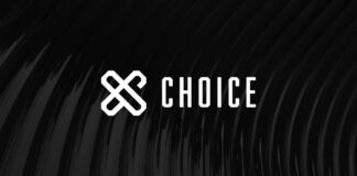 Choice Consolidation Corp. announces winding-up and redemption date logo black background white text and geometric graphic