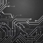 16 Influential Technology Companies raster version of Black Abstract background of digital technologies