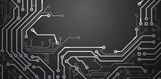 16 Influential Technology Companies raster version of Black Abstract background of digital technologies