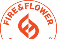 Fire & Flower and Alimentation Couche-Tard Enter Into a Master Licensing Agreement white background fire and flower logo in orange text
