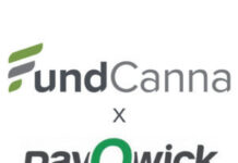 FundCanna Named the Preferred Lending Partner for PayQwick fundcanna and payqwick logos on white background with black and green text