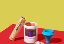 Moose Labs Eliminates Over Half of Its Plastic Packaging product image of moose labs mouth piece products on a red and yellow background