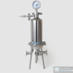 Industrial Sonomechanics Introduces New Large-Capacity In-Line Cartridge Filter Assembly for Nanoemulsions industrial sonomechanics nanoemulsifier