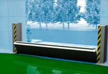 DENIOS Pop-Up Barriers Protect Against Spills and Sprinkler Releases DENIOS-Pop-Up-Spill-Barrier