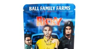 BALL FAMILY FARMS & HIGHSMAN LAUNCH COLLABORATIVE STRAIN “RICKY BAKER” Ricky Baker packaging