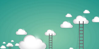 What You Can Learn from the Success of These 5 Cannabis Brands ladder to multiple clouds illustration design over a light green background