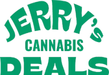 New service Jerry’s Deals saves consumers money on legal cannabis logo-green-95aeb3f20eae984c669e13ed9f291e936ad6f9439fb7e2d9f51df723d4043a14