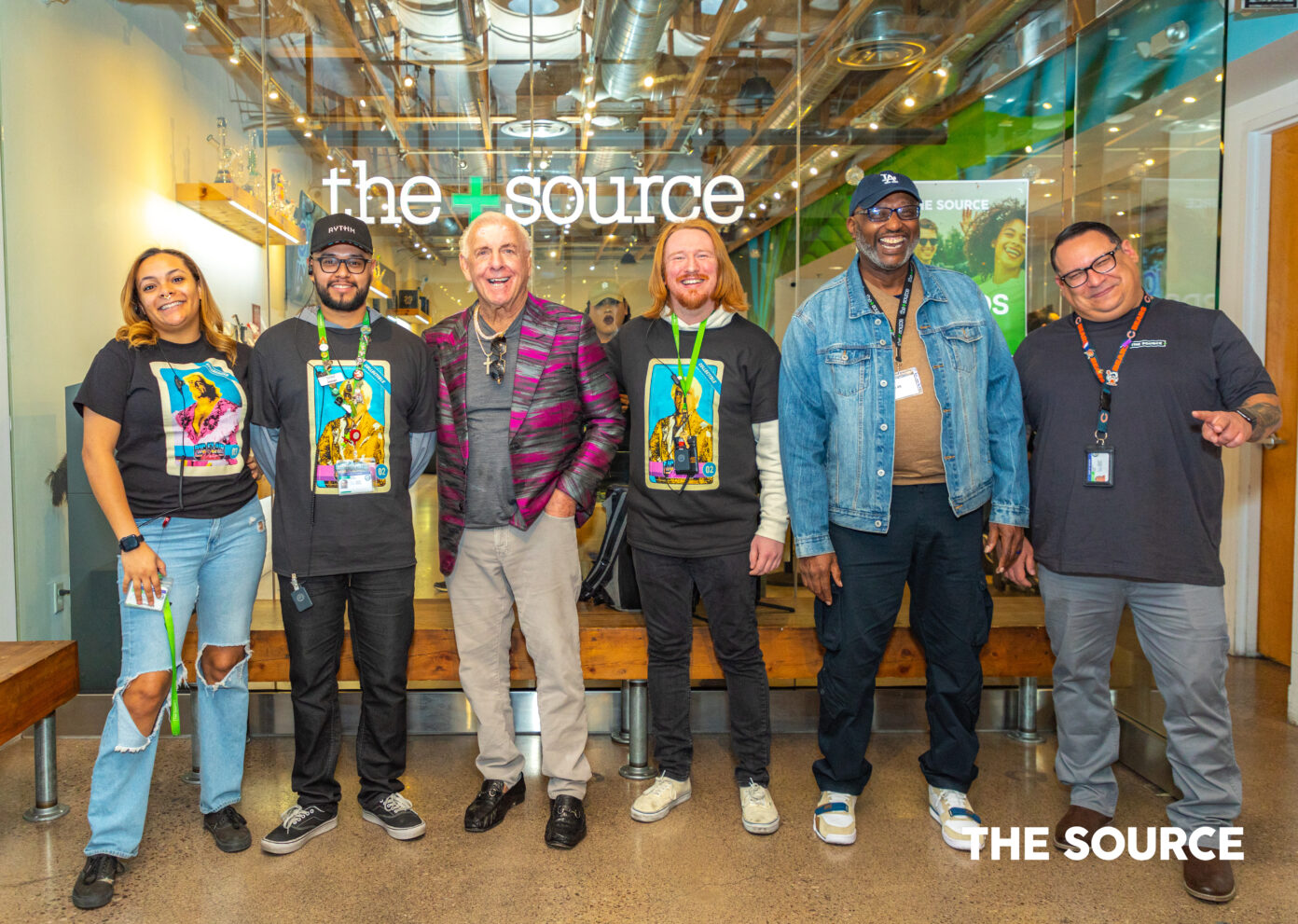 Legendary Pro-Wrestler Ric Flair Makes a Surprise Visit to The Source+