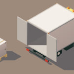 How to Win at Wholesale Sales digital yellow and white box truck open with pallets