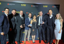 Organigram Wins KIND Magazine’s Cannabis Company of the Year Award and Most Innovative Product of the Year for Edison JOLTS CEO Beena Goldenberg with the Organigram team at the KIND Awards