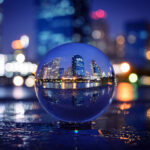 5 Cannabis Industry Predictions for 2023 Night city in the glass ball