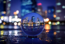 5 Cannabis Industry Predictions for 2023 Night city in the glass ball