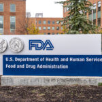 FDA Issues Guidance for Clinical Research & Product Development Washington, USA- January13, 2020: FDA Sign outside their headquarters in Washington. The Food and Drug Administration (FDA or USFDA) is a federal agency of the USA.