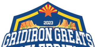 Celebrated NFL Quarterback and Two-Time Superbowl Champion Jim McMahon Announces the Gridiron Greats Celebrity Golf Classic in Anthem, February 10, 2023. GridIron-Greats-Blue-Logo-V2