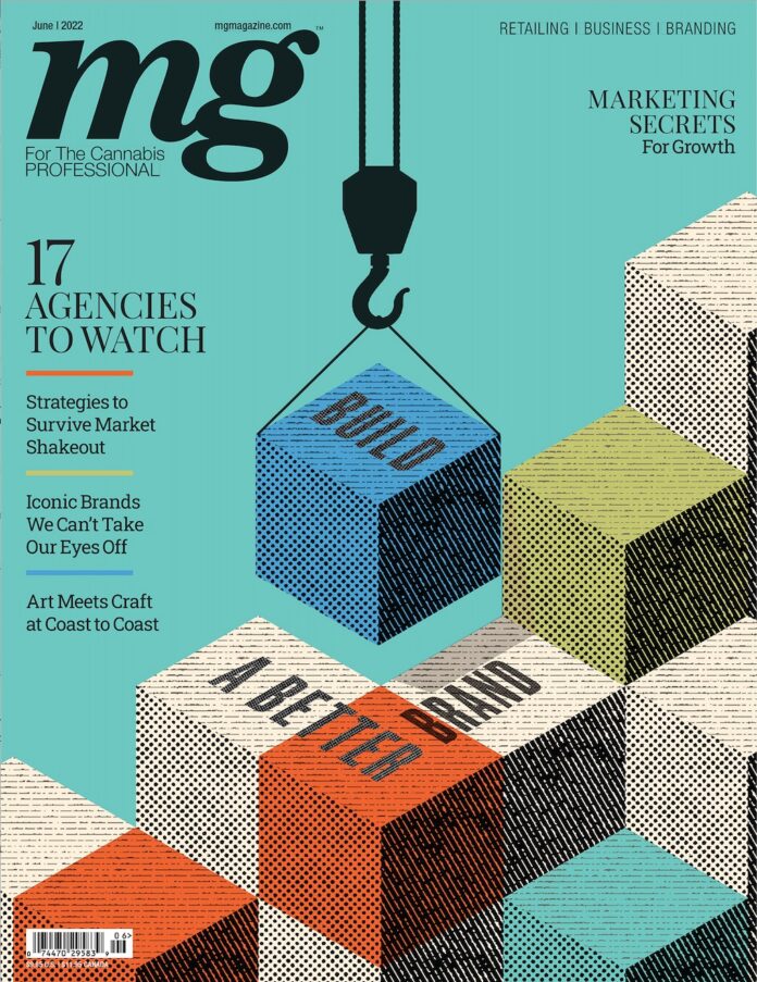 mg Magazine June 2022 cover, Build a Better Brand