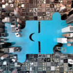 Akerna Unloads 3 More Business Units in 2023 POSaBIT Akerna sale merger and acquisition business concepts, join company on puzzle pieces, 3d rendering