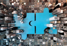 Akerna Unloads 3 More Business Units in 2023 POSaBIT Akerna sale merger and acquisition business concepts, join company on puzzle pieces, 3d rendering