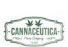 white background with cannaceutica in dark green