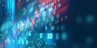 Improving Fair Access to SAFE Banking fintech icon on abstract financial technology background represent Blockchain and Fintech Investment Financial Internet Technology Concept.