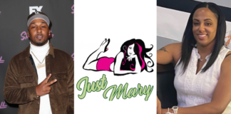 Just Mary Delivery Now Distributes Products From Wild N’ Out’s Watts Homie Quan just mary logo with photo of founder and partner