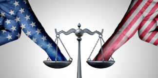 Medical Marijuana Patients Win in Two Major Decisions United States legal battle and american law justice concept with a the finger of people influencing the USA legal system for a legislative advantage with 3D illustration elements.