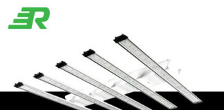 RapidGrow LED Debuts SOLITE, the Newest High-Efficiency LED Light and Software System for Cannabis Growers and Operators product image of cannabis grow lights with text that read solite cannabis lighting