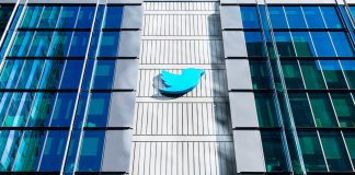 Twitter Allows Cannabis Advertisers to Promote in the U.S. and Canada Twitter HQ campus in downtown San Francisco. Twitter is an American microblogging and social networking service - San Francisco, California, USA - 2020