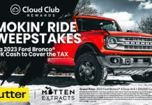 Cloud Cannabis Launches Smokin’ Ride Sweepstakes For Chance to Win 2023 Ford Bronco unnamed-1-16