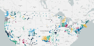 Growing Legal Cannabis Starts with Transitioning Illicit Consumers Equio-MGMag map of service across the usa for new frontier data insights
