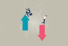 Is PGR Cannabis Worth the Weight? PGR-Weed potential with business men going up and down